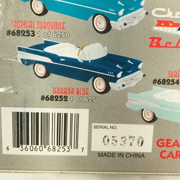 Gearbox 1997 Vintage 1957 Chevy Bel Air Convertible Serial #05370 Pedal Car New - Picture 7 of 10